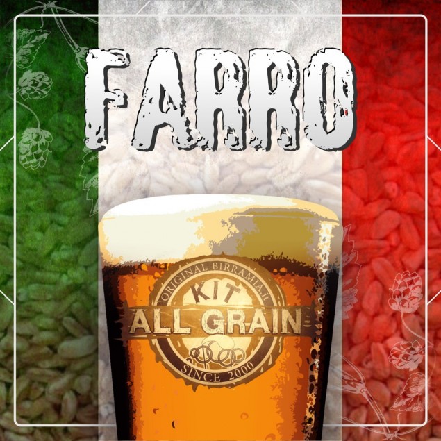 Kit Birra all grain al farro per 23 litri
