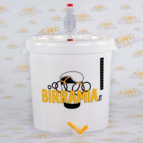 Fermentatore in Plastica Tappo Bianco 32 litri