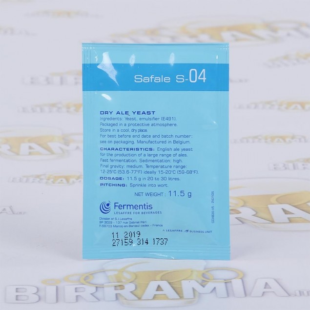  Fermentis SAFALE S-04   -   11,5 g