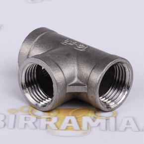 Raccordo a T inox 1/2 pollice