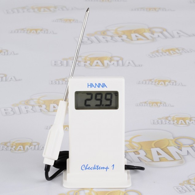 Termometro elettronico Digitale di precisione con sonda in acciaio inox -50/+150°C