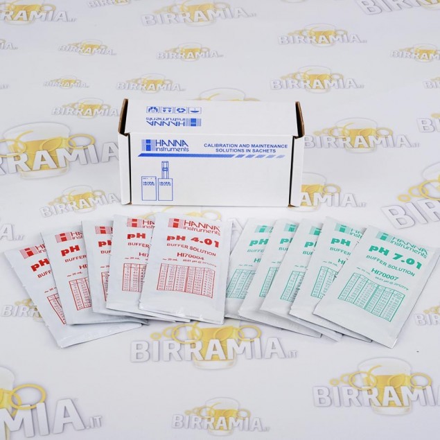 Soluzioni campione per taratura tester pH (scatola completa)