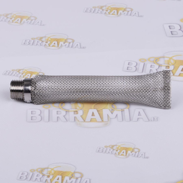 Filtro bazooka in acciaio inox 1/2 pollice