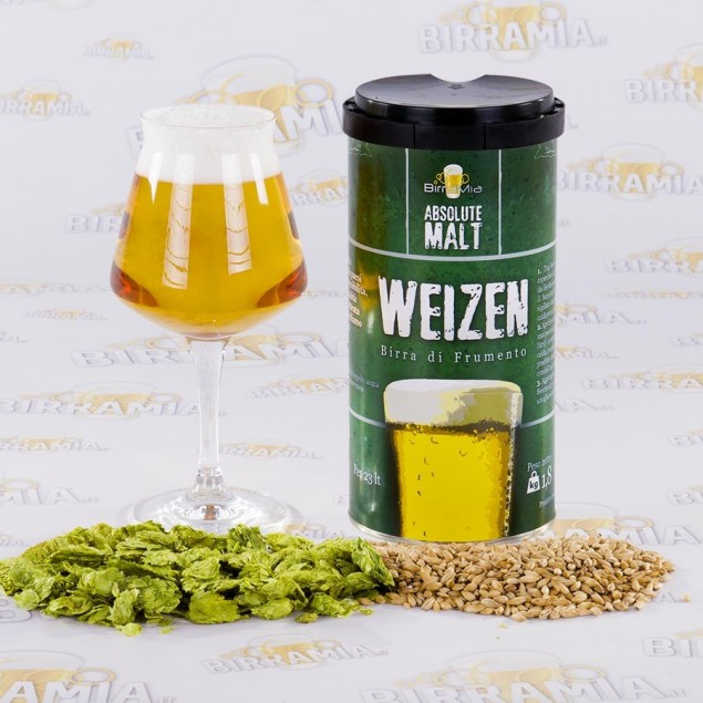 Absolute Malt Weizen (Weiss) 1,8 kg - malto pronto