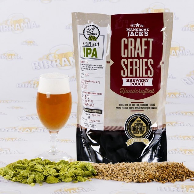 Malto India Pale Ale (IPA) con dry hopping - Mangrove Jack's - 2,2 Kg
