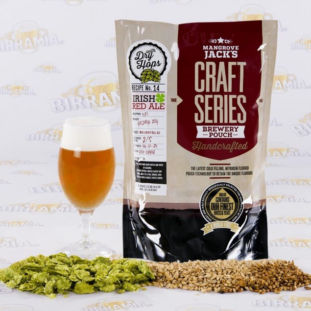 Malto Irish Red Ale con Dry Hopping - Mangrove Jack's - 2,2 kg