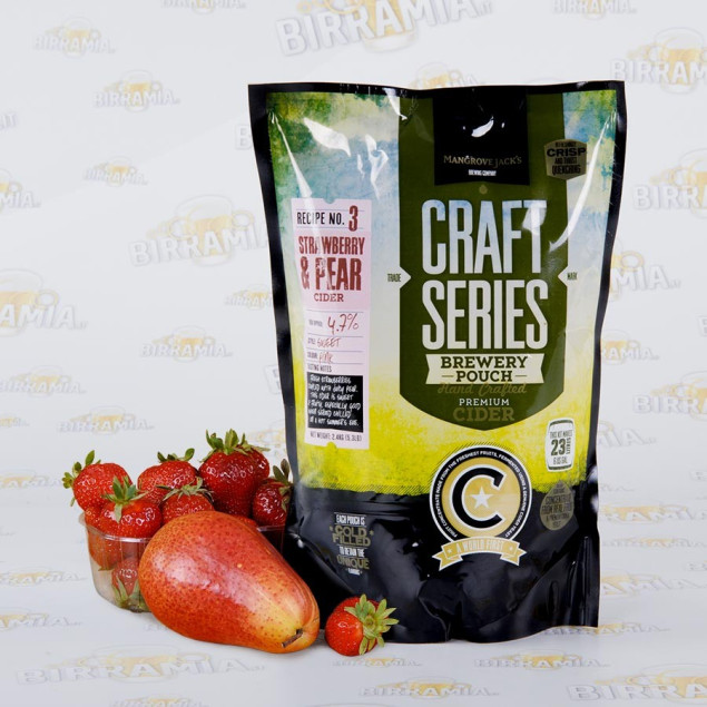 Mangrove Jack's Craft Series Strawberry & Pear Cider (sidro) 2,4 kg