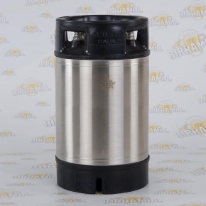  Fustino per birra in acciaio INOX da 18 litri (attacco...
