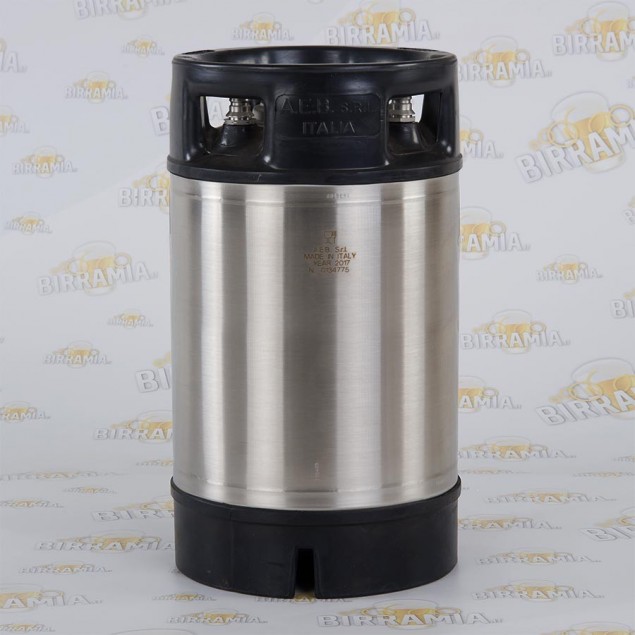  Fustino per birra in acciaio INOX da 18 litri (attacco jolly)