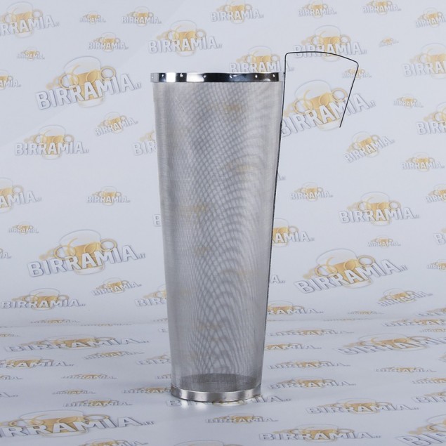 BIG HOP SPIDER - CONO FILTRANTE GRANDE PER LUPPOLO IN ACCIAIO INOX