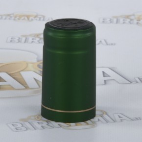 Capsule termoretraibili verdi satinate (100 pezzi)