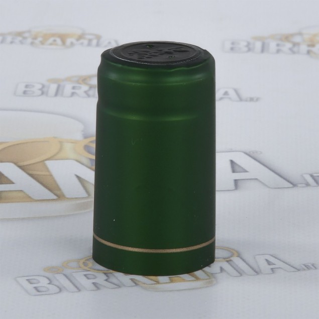Capsule termoretraibili verdi satinate (100 pezzi)