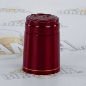Capsule termoretraibili rosse grandi (100 pezzi)