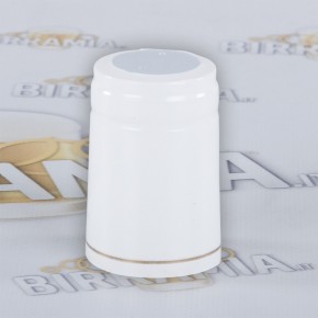 Capsule termoretraibili bianche grandi (100 pezzi)