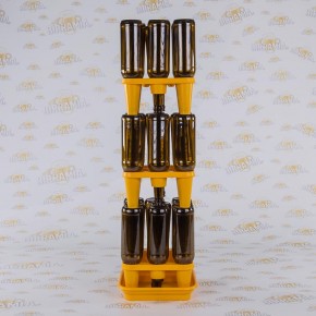 Scolabottiglie Quick Drainer impilabile da 27 posti