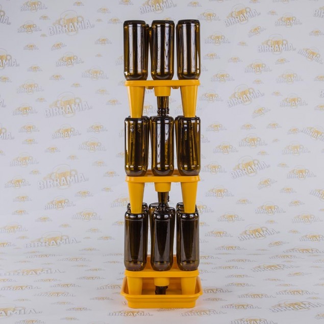 Scolabottiglie Quick Drainer impilabile da 27 posti