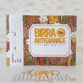 Etichette adesive per bottiglie Birramia \"Doodle\" - 100...
