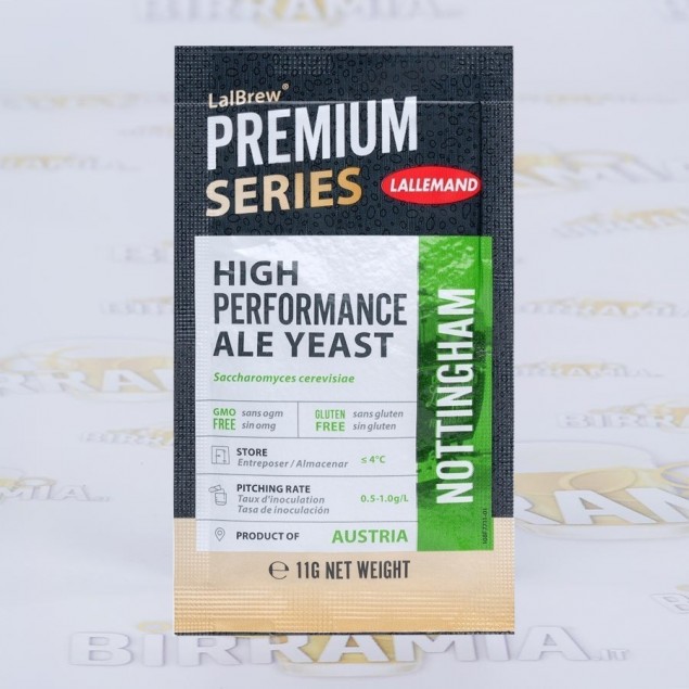 Lievito secco Lallemand Nottingham High Performance Ale Yeast - 11 g