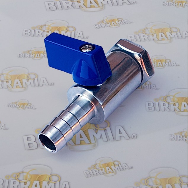 Rubinetto inox a sfera 3/8 pollice