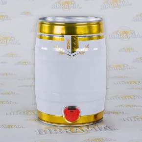 Fustino da 5 litri con rubinetto e gommino 