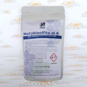  Confezione metabisolfito da 250 g