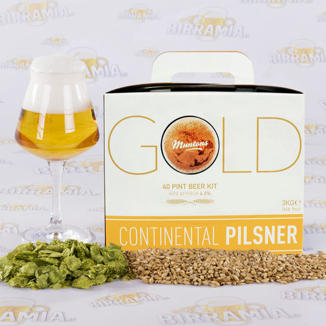 Muntons Gold Continental Pilsner - 3,0 kg - malto pronto