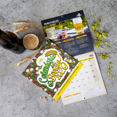 Calendario del birraio 2020 con 12 ricette per fare la birra